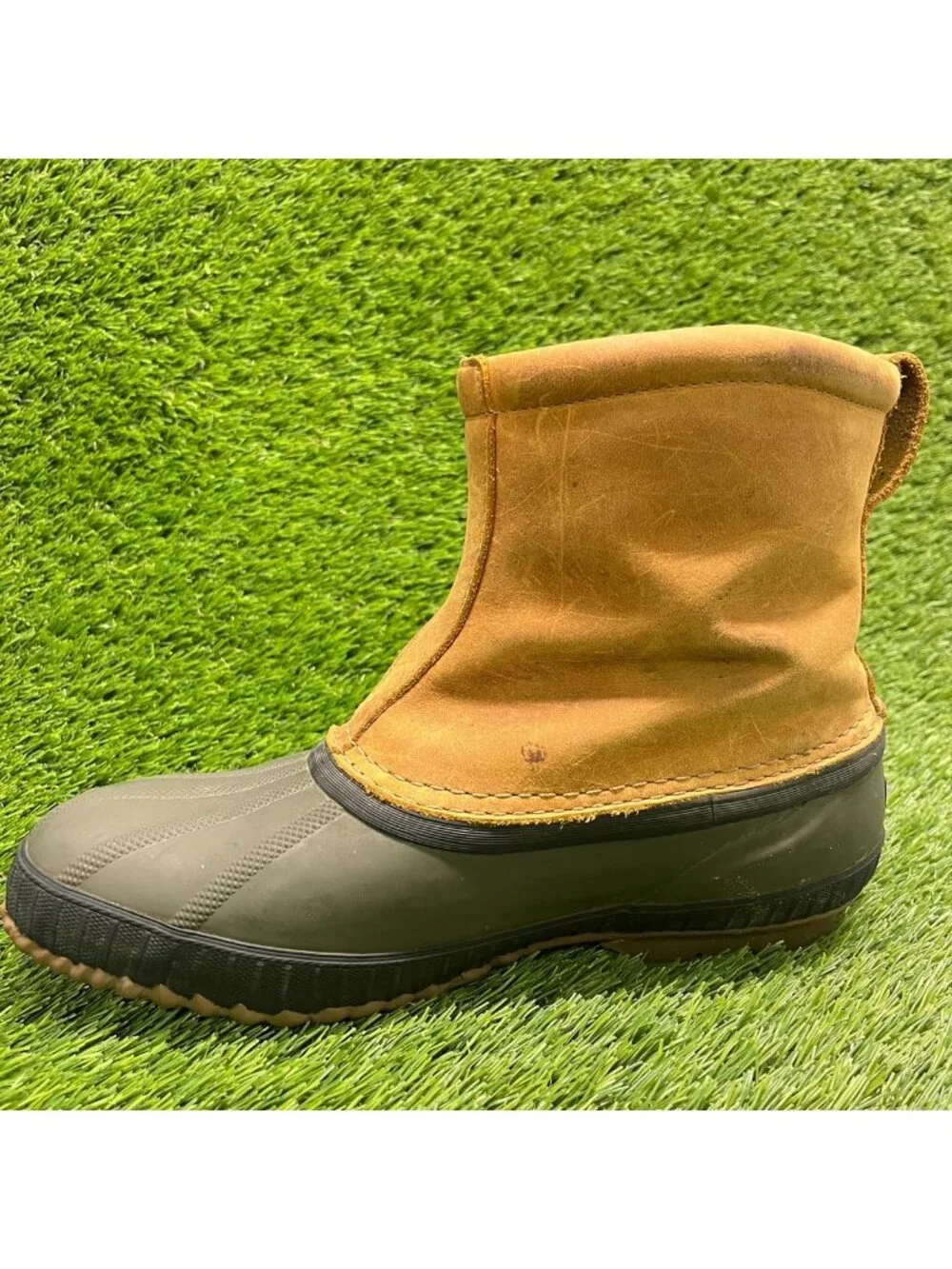 Sorel Cheyanne Premium Mens Size 8 Brown Waterproof Pull On Winter Duck Boots